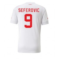 Schweiz Haris Seferovic #9 Fußballbekleidung Auswärtstrikot WM 2022 Kurzarm